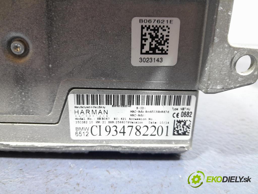 Bmw X5 2014 Radio I Navigácia: 9347822