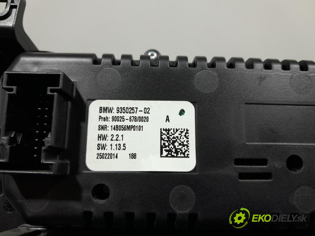 Bmw X5 2014 prepínač Klimatizácia: Prúd vzduchu: 9350257