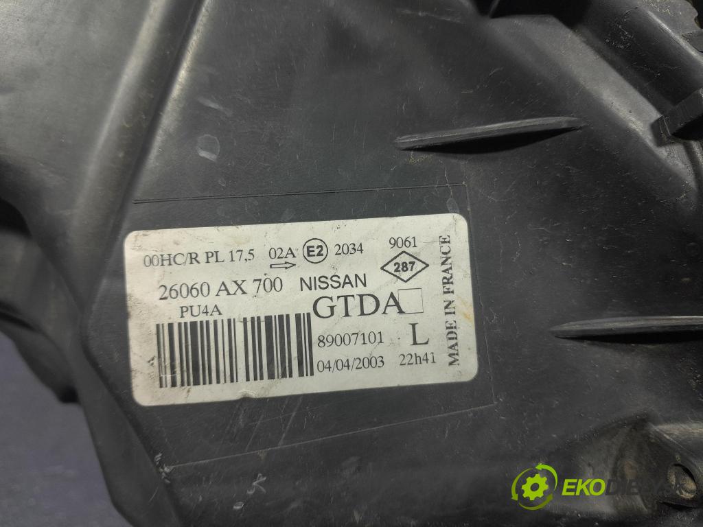 Nissan Micra 2003 světlo Levý: 26060AX700