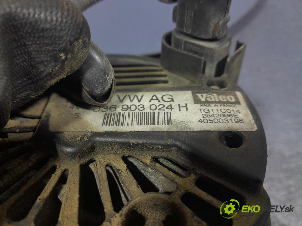 Vw Golf 2005 Alternator 036903024H