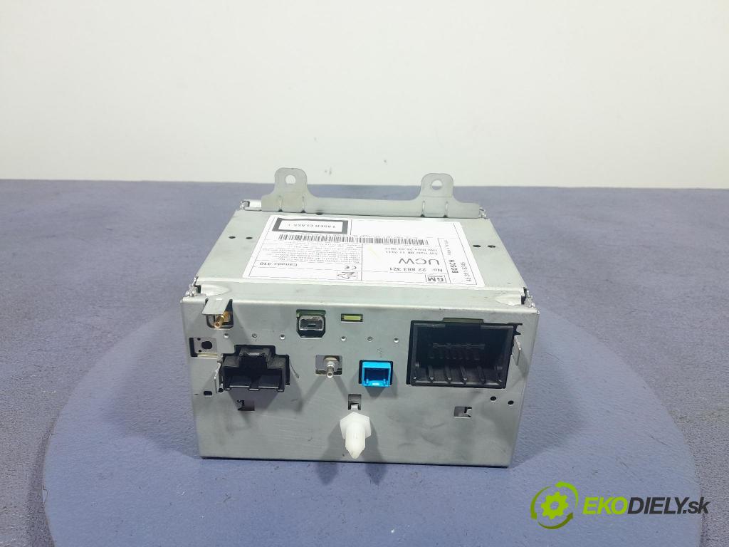 Opel Astra 2012 Radio I Navigace: 22883321