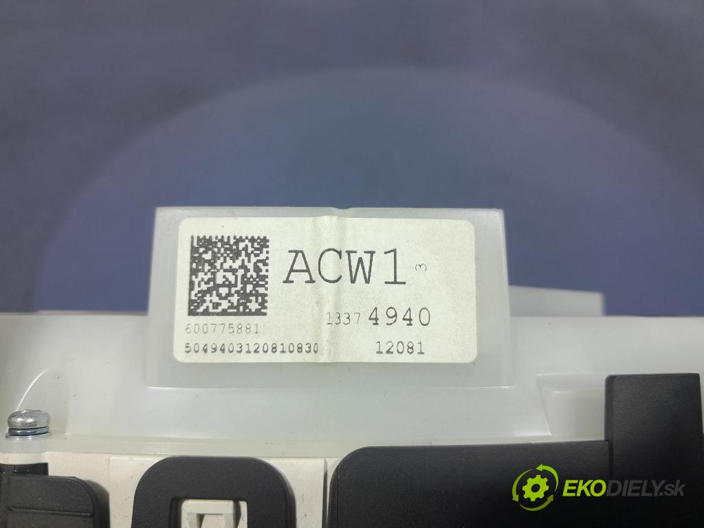Opel Astra 2012 prístrojovka/ budíky 13374940
