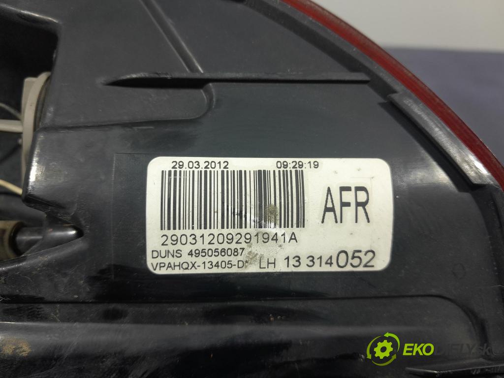 Opel Astra 2012 světlo Zad: levá Mimo: 13314052