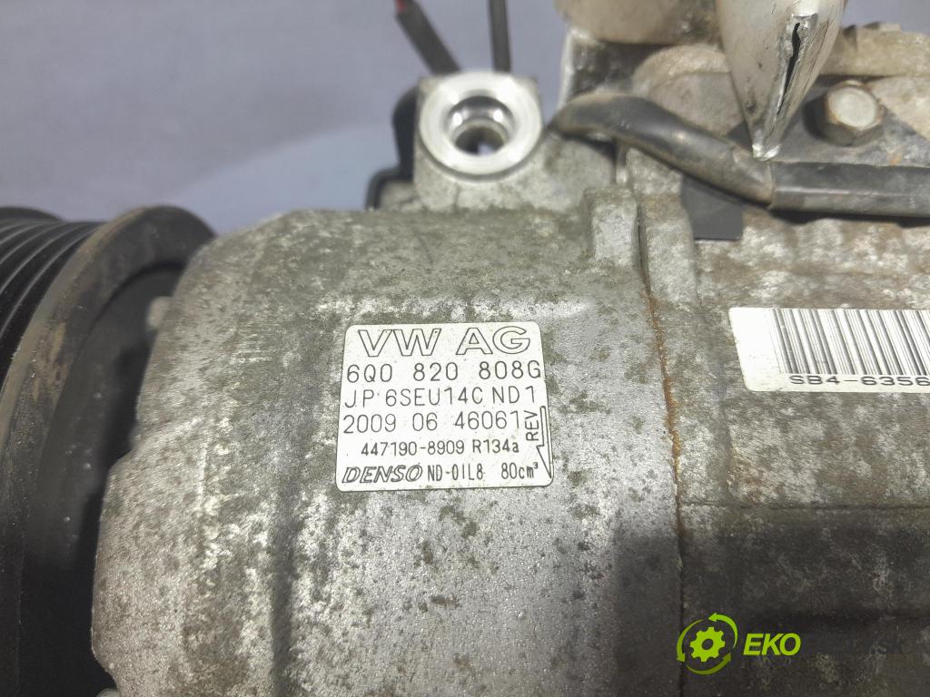 Skoda Fabia 2009 Kompresor: Klimatizácia: 6Q0820808G