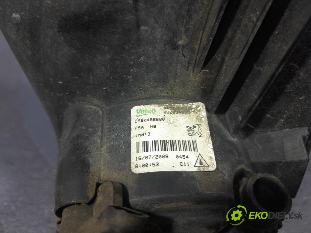 Peugeot 308 2008 Halogen Vľavo: 9680498680