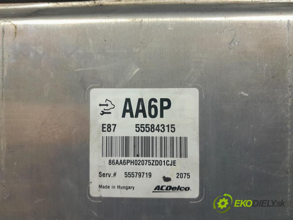 Opel Astra 2012 riadiaca jednotka Motor: 55584315