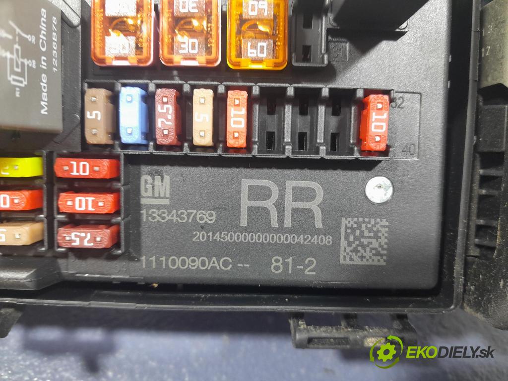 Opel Astra 2012 skrinka Poistky: 13343769