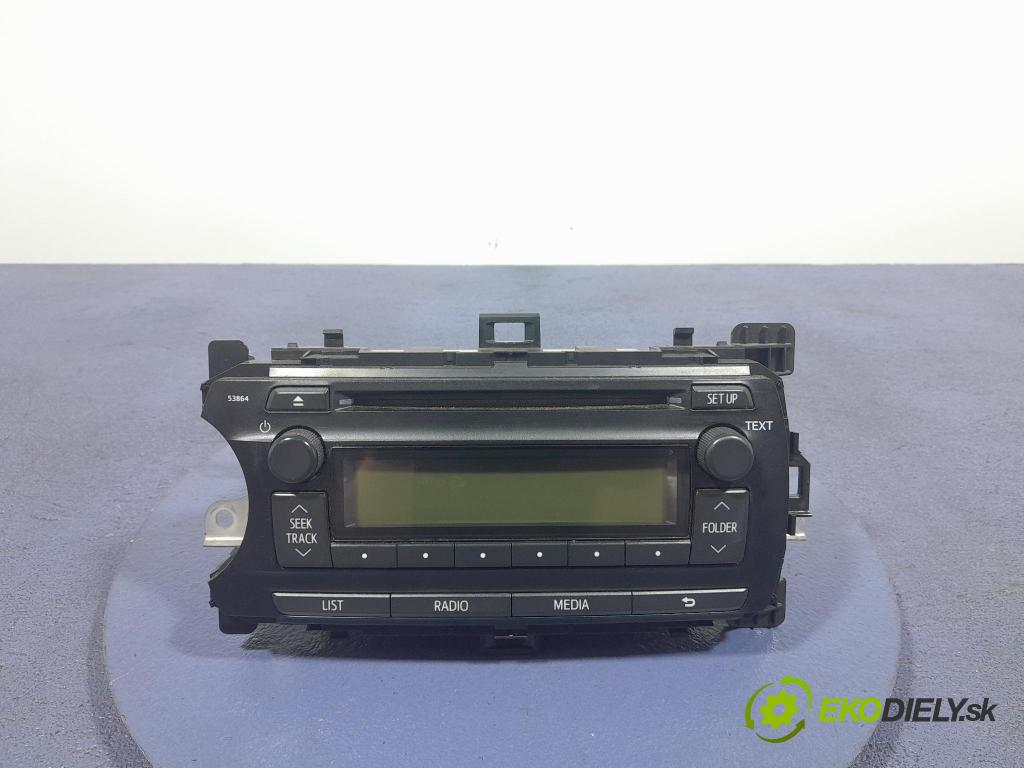 Toyota Yaris 2014 Radio I Navigácia: 86120-0D640