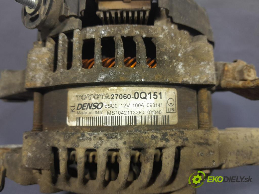 Toyota Yaris 2014 Alternator 27060-0Q151