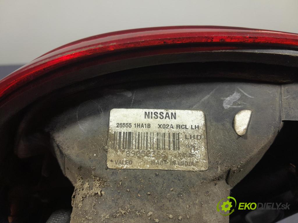 Nissan Micra 2011 svetlo / reflektor zad ľavá Vonkajsia: 265551HA1B