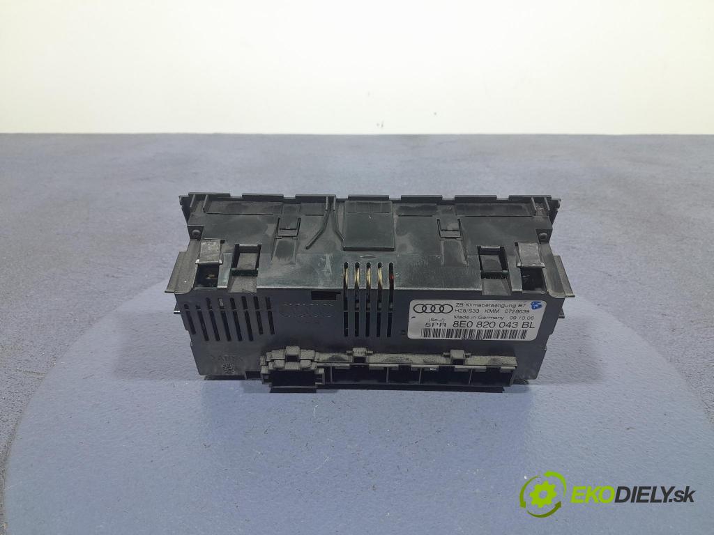 Audi A4 2006 prepínač Klimatizácia: Prúd vzduchu: 8E0820043BL
