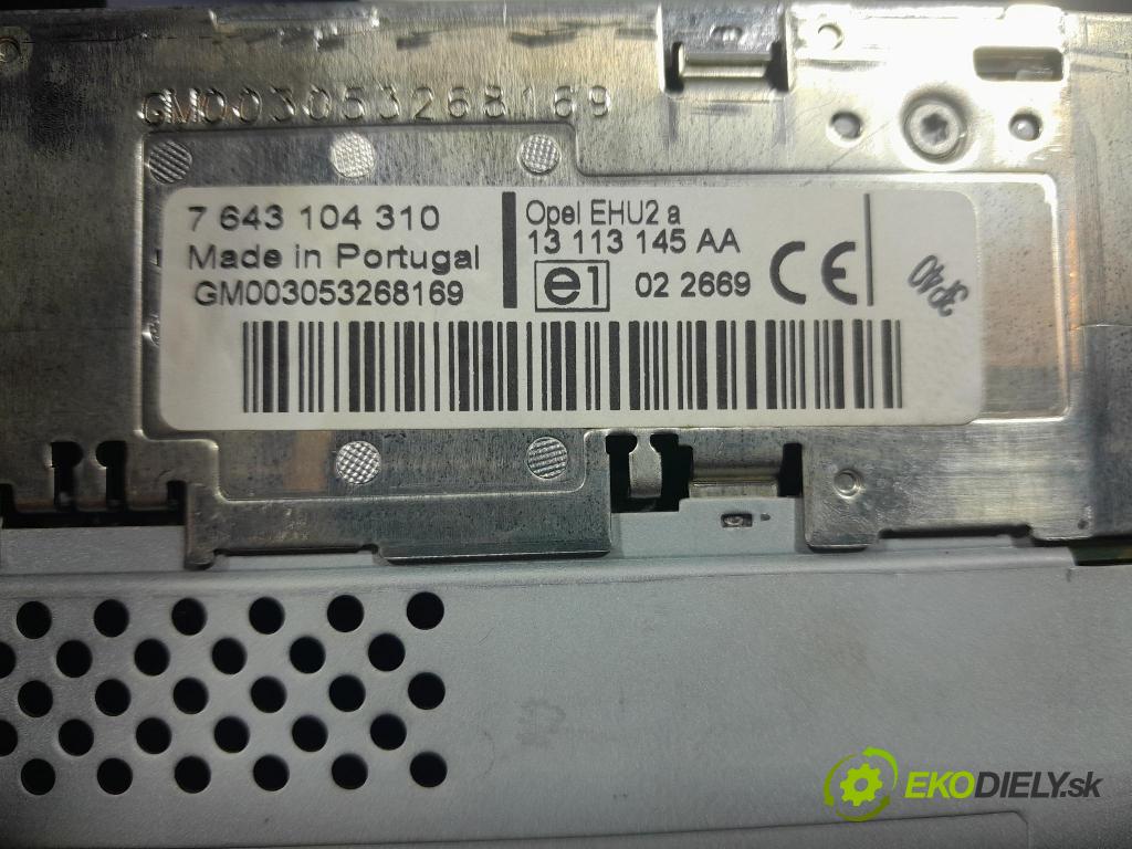 Opel Vectra 2005 Radio I Navigácia: 13113145