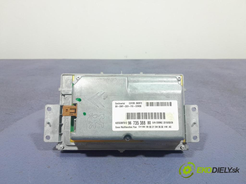 Citroen C4 2010 displej Radio / GPS 9673538880