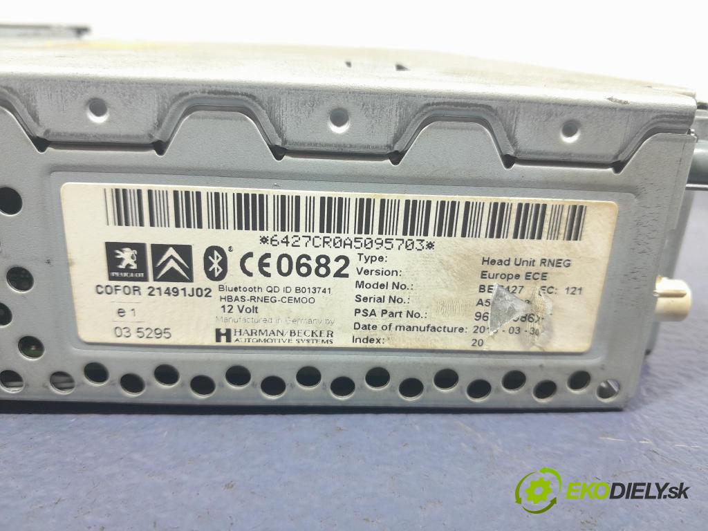 Citroen C4 2010 Radio I Navigace: