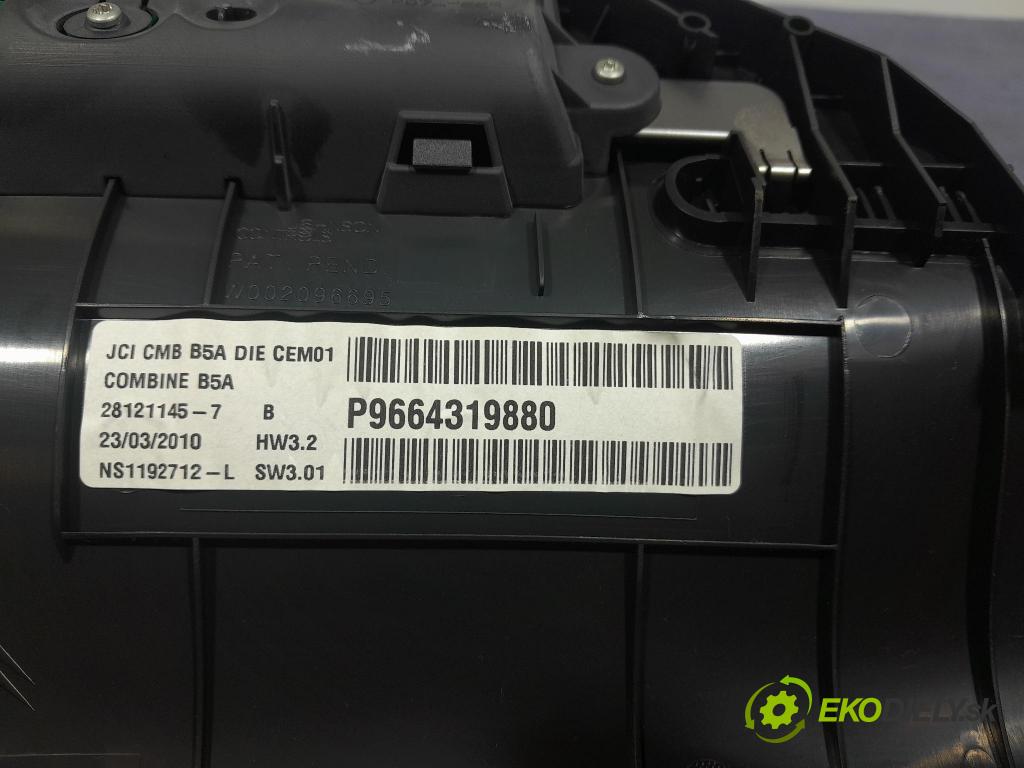 Citroen C4 2010 řídící jednotka Motor: 9664834780