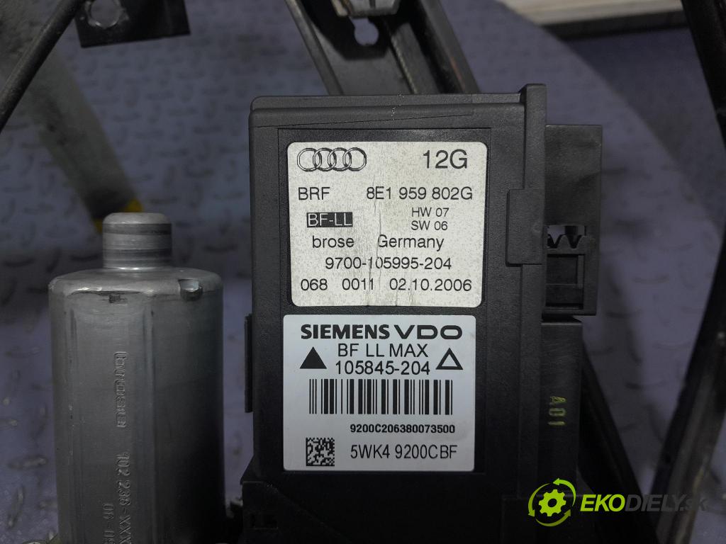 Audi A4 2006 mechanizmus okna Okná: Predné v pravo: 8E0837462B