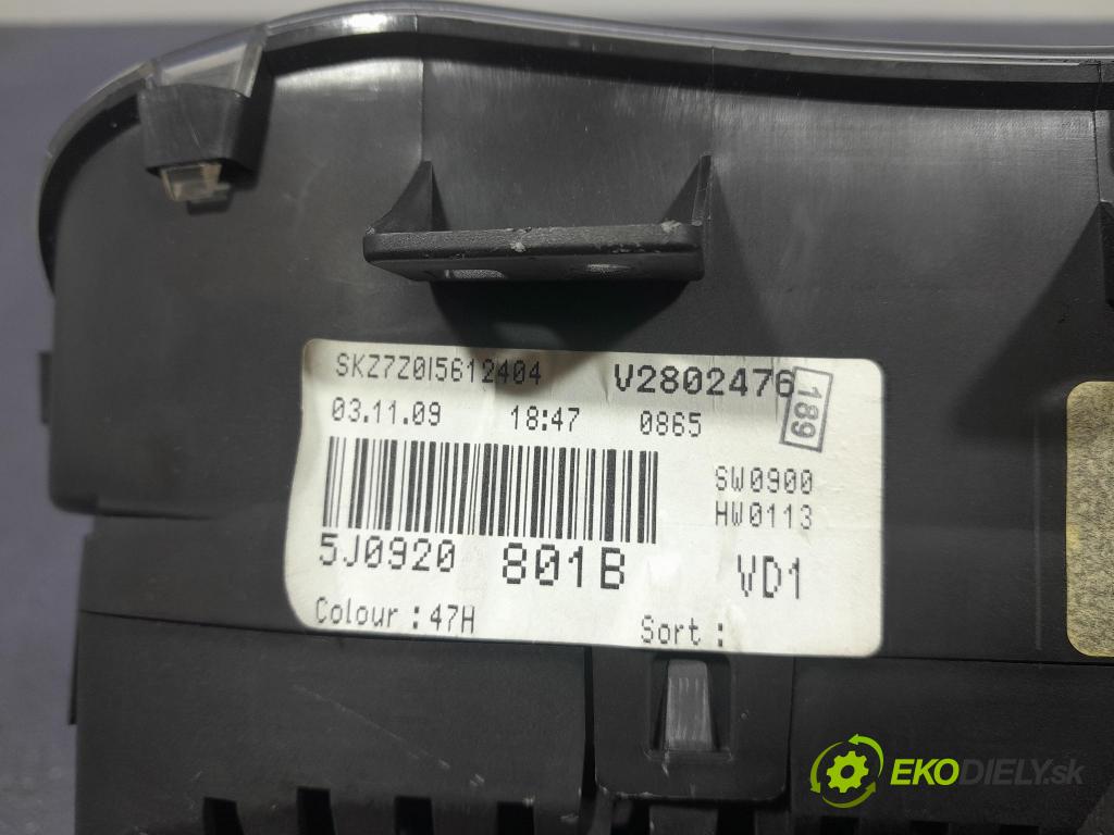 Skoda Fabia 2009 riadiaca jednotka Motor: 03C906024B