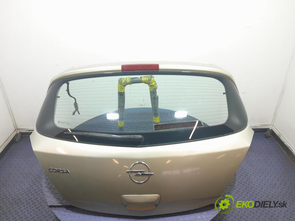 Opel Corsa 2009 zadní dveře kufra: kufr