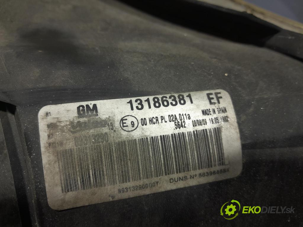 Opel Corsa 2009 světlo Levý: 13186381