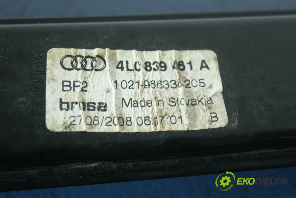 Audi Q7 2008 mechanismus stahování Sklenka: Zad: Levý: 4L0839461A